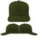 USA Made Olive Green High Crown Trucker Cap