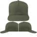 USA Made Foliage Green High Crown Trucker Cap