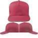 USA Made Nautical Red High Crown Trucker Cap