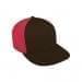 Black High Crown Trucker-Red Back Half