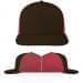 USA Made Black-Red High Crown Trucker Cap