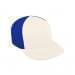 White High Crown Trucker-Royal Blue Back Half