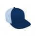 Navy High Crown Trucker-Light Blue Back Half