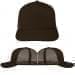 USA Made Black High Crown Trucker Cap