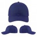 USA-made 6H Purple Chino baseball cap, virtual view, manufactured in Newark NJ