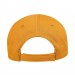 USA-made 6H Navy-Athletic Gold Chino baseball cap, back view, manufactured in Newark NJ