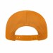 USA-made 6S Navy-Athletic Gold Chino baseball cap, back view, manufactured in Newark NJ