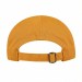 USA-made 6S Navy-Athletic Gold Chino baseball cap, back view, manufactured in Newark NJ