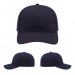 USA-made 6S Navy Chino baseball cap, virtual view, manufactured in Newark NJ