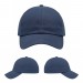 USA-made 6U Slate Chino baseball cap, virtual view, manufactured in Newark NJ