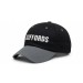 USA-made 6U Black-Light Gray Chino baseball cap, decorated view, manufactured in Newark NJ