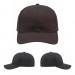 USA-made 6S Dark Gray Brushed Denim baseball cap, virtual view, manufactured in Newark NJ
