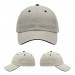 USA-made 6U Putty-Black Brushed Denim baseball cap, virtual view, manufactured in Newark NJ