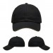USA-made 6U Black-Khaki Brushed Denim baseball cap, virtual view, manufactured in Newark NJ