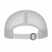 USA-made 6S Navy-White Chino baseball cap, back view, manufactured in Newark NJ