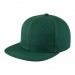 USA-made 6H Hunter Green Cotton Duck baseball cap, 3q view, manufactured in Newark NJ
