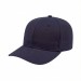 USA-made 6S Navy Cotton Duck baseball cap, 3q view, manufactured in Newark NJ