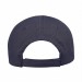 USA-made 6S Navy Cotton Duck baseball cap, back view, manufactured in Newark NJ