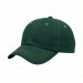 USA-made 6U Hunter Green-Khaki Cotton Duck baseball cap, 3q view, manufactured in Newark NJ
