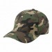 Olive Woodland Velcro Flat Brim 3Q Image