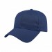 USA-made 6L Royal Blue Cotton Spandex baseball cap, 3q view, manufactured in Newark NJ
