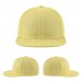USA-made 6H Safety Green Polycotton Twill baseball cap, virtual view, manufactured in Newark NJ