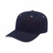 USA-made 6S Navy-Light Gray Polycotton Twill baseball cap, 3q view, manufactured in Newark NJ