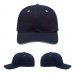 USA-made 6S Navy-Light Gray Polycotton Twill baseball cap, virtual view, manufactured in Newark NJ