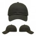 USA-made 6U Olive Polycotton Twill baseball cap, virtual view, manufactured in Newark NJ