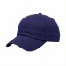 USA-made 6U Purple Polycotton Twill baseball cap, 3q view, manufactured in Newark NJ