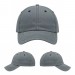 USA-made 6U Light Gray-Navy Polycotton Twill baseball cap, virtual view, manufactured in Newark NJ