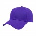 USA-made 6L Purple Diamond Pro baseball cap, 3q view, manufactured in Newark NJ