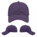 USA-made 6L Purple Diamond Pro baseball cap, virtual view, manufactured in Newark NJ