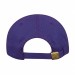 USA-made 6S Purple Diamond Pro baseball cap, back view, manufactured in Newark NJ