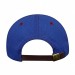 USA-made 6S Royal Blue-Red Diamond Pro baseball cap, back view, manufactured in Newark NJ