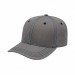 USA-made 6S Light Gray-Navy Diamond Pro baseball cap, 3q view, manufactured in Newark NJ
