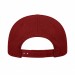 USA-made 6S Red Diamond Pro baseball cap, back view, manufactured in Newark NJ