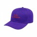 USA-made 6S Purple Diamond Pro baseball cap, decorated view, manufactured in Newark NJ