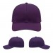 USA-made 6S Purple Diamond Pro baseball cap, virtual view, manufactured in Newark NJ