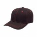 USA-made 6S Navy-Orange Diamond Pro baseball cap, 3q view, manufactured in Newark NJ