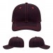USA-made 6S Navy-Orange Diamond Pro baseball cap, virtual view, manufactured in Newark NJ