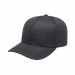 USA-made 6S Black Diamond Pro baseball cap, 3q view, manufactured in Newark NJ