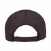 USA-made 6U Navy Diamond Pro baseball cap, back view, manufactured in Newark NJ