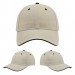 USA-made 6L Putty-Black Domestic Twill baseball cap, virtual view, manufactured in Newark NJ