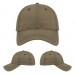 USA-made 6L Khaki-Black Domestic Twill baseball cap, virtual view, manufactured in Newark NJ