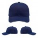 USA-made 6S Royal Blue-Light Gray Domestic Twill baseball cap, virtual view, manufactured in Newark NJ