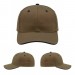 USA-made 6S Khaki-Navy Domestic Twill baseball cap, virtual view, manufactured in Newark NJ