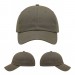 USA-made 6U Khaki Domestic Twill baseball cap, virtual view, manufactured in Newark NJ