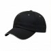USA-made 6U Black-Light Gray Domestic Twill baseball cap, 3q view, manufactured in Newark NJ