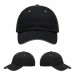 USA-made 6U Black-Light Gray Domestic Twill baseball cap, virtual view, manufactured in Newark NJ